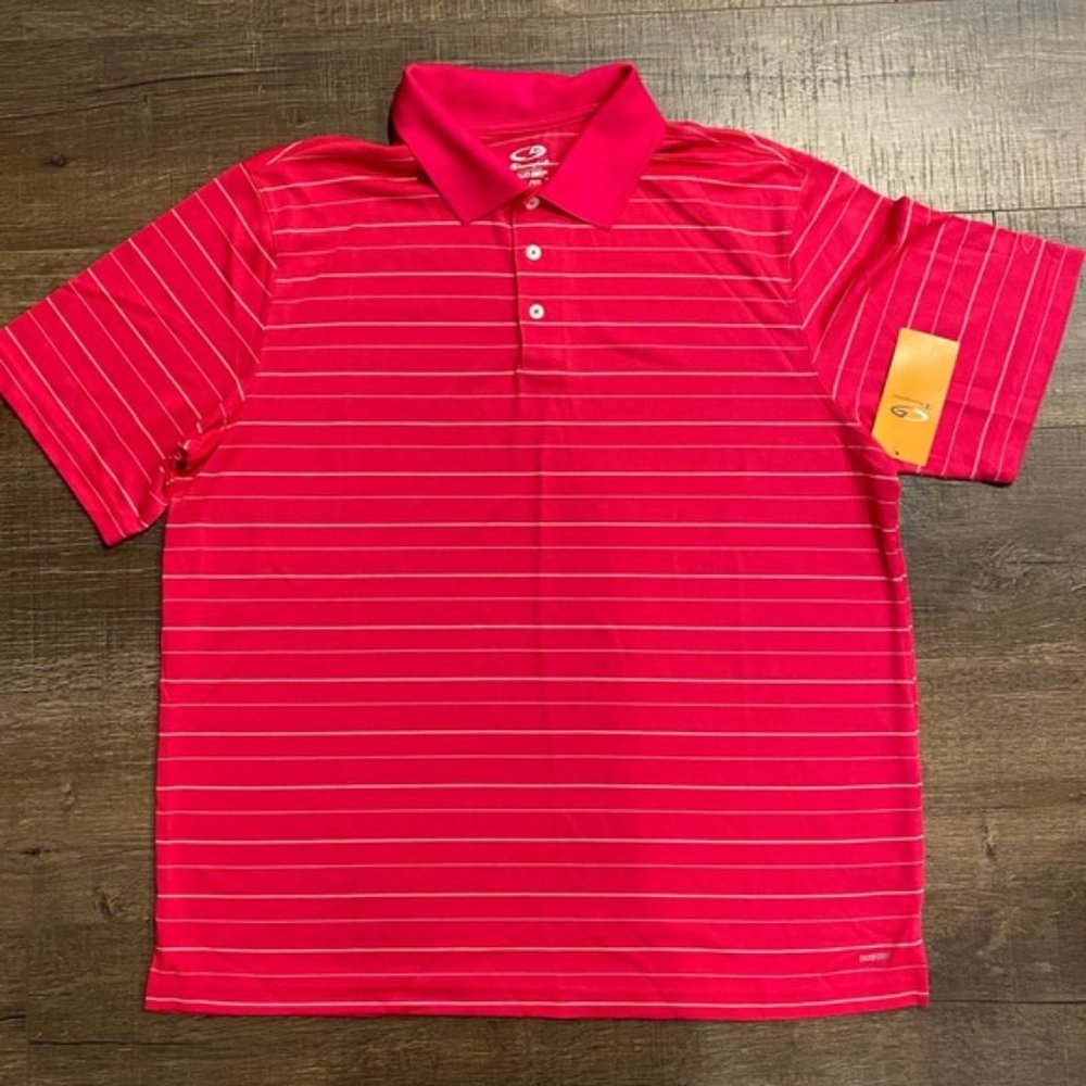 C9 | Men’s Striped Golf Polo